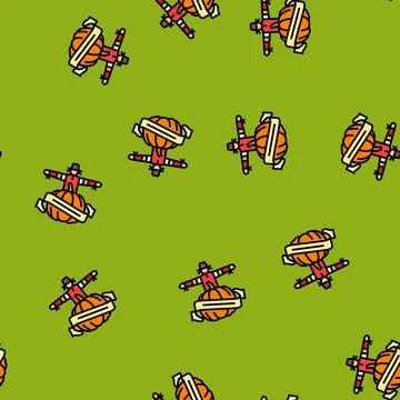 Fall festivals autumn vector seamless pattern Stock Illustration