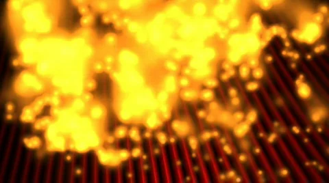 Fall fire lights motion background Ms4201S Stock Footage 627742