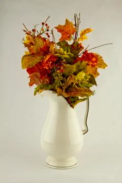 Fall Flower Arrangement Stock Photos