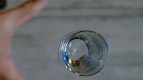 Fall Of Glass. Splinters. Close-up. Vidéo 118983481