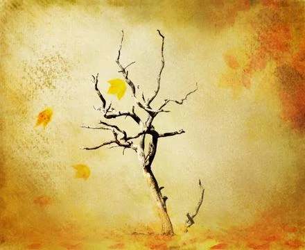 Fall grunge background Stock Photos