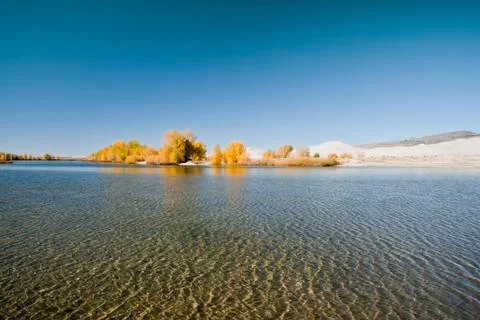 Fall on the high desert 스톡 사진