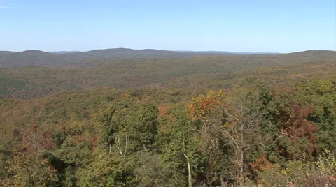 Fall Hillside Pan 2 Video stock 913075