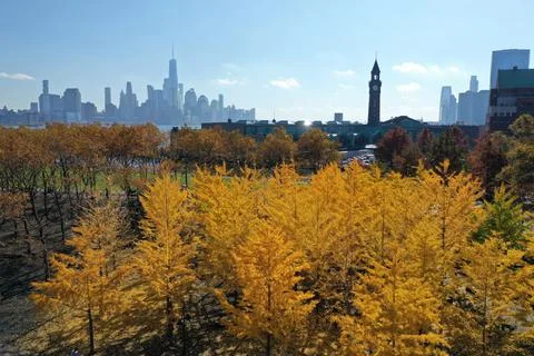 Fall in Hoboken Stock Photos