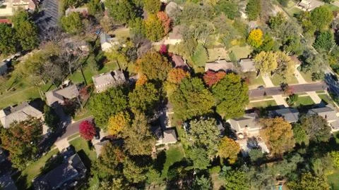 Fall Houses Stock Photos