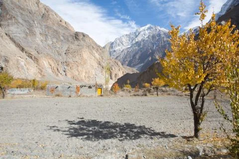 Fall in Hunza  Foto stock
