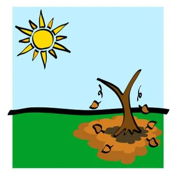 Fall Icon Illustrazione stock