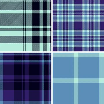 Fall inspired plaid bundle for designers seeking seasonal mood. Structured ta Stock Illustration