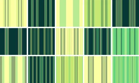 Fall inspired striped pattern set designed for seasonal campaigns. This pac.. Stockillustratie