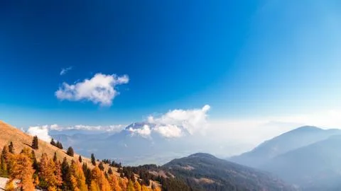 Fall in the Julian Alps Stock Photos