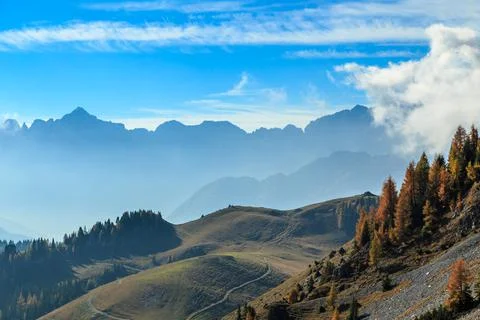 Fall in the Julian Alps Stock Photos