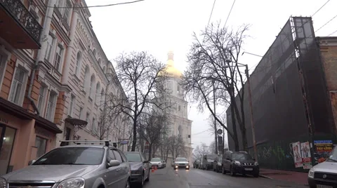 Fall in Kiev Ukraine 스톡 동영상 33402653