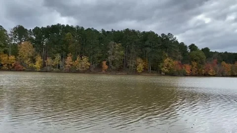 Fall in the Lake 4 Stock Footage 260201852