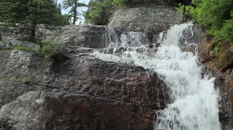Fall lake louise CU Stock Footage 26136143