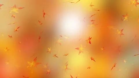 Fall leaf  in autumn wind animation Stock Footage 285166419