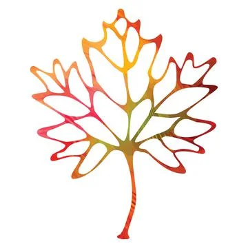 Fall leaf Illustrazione stock