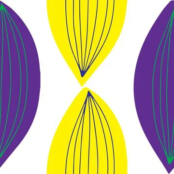 Fall leaf vector illustration. Seamless pattern. Hand drawn colorful design Stock Illustration