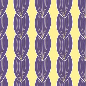 Fall leaf vector illustration. Seamless pattern. Hand drawn colorful design Illustrazione stock