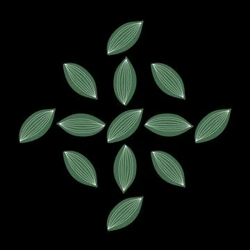 Fall leaf vector illustration. Seamless pattern. Hand drawn colorful design Illustrazione stock