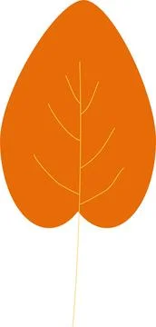 Fall leaves. Autumn leaf. Vector Illustrazione stock