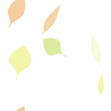 Fall Leaves Seamless Vector Pattern - Repeating ornament for textile, wraping Illustrazione stock