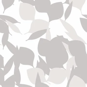 Fall Leaves Seamless Vector Pattern - Repeating ornament for textile, wraping Illustrazione stock