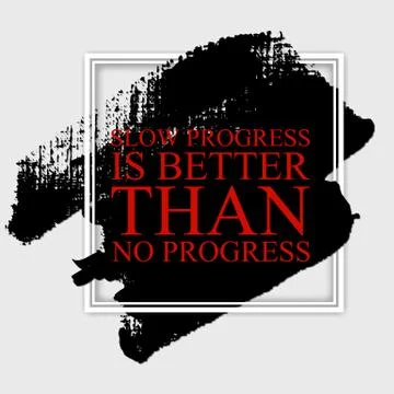 Fall in love with the process and the results will come- inspirational quote  Stock Illustration