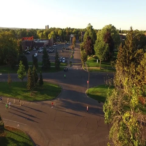 Fall Marathon Sunrise Turnaround Stock-Footage 69522086