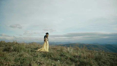 Fall on Max Patch Mountain Appalachian Mountains, Tennessee &amp; North Carolina Stock-Footage 86736380