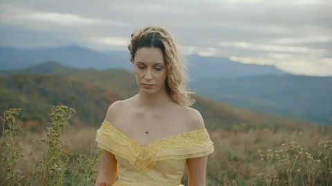 Fall on Max Patch Mountain Appalachian Mountains, Tennessee &amp; North Carolina Stock-Footage 86835895