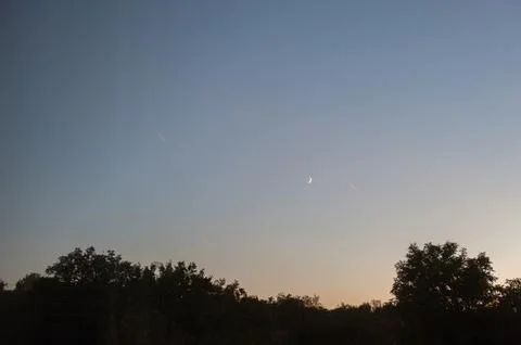 The fall of meteorites Stock Photos