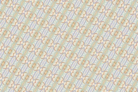 Fall midnight lake circular outline pattern tile pattern with navy ink, periwink Stock Illustration
