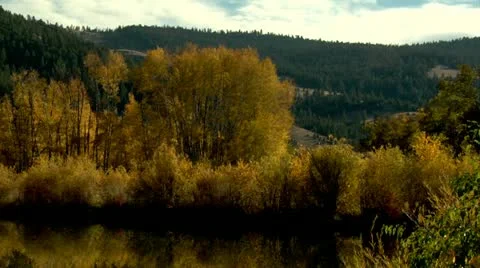 Fall in Montana Stock Footage 10887967