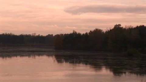 Fall morning Stock Footage 72572077