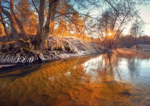 Fall morning Foto stock