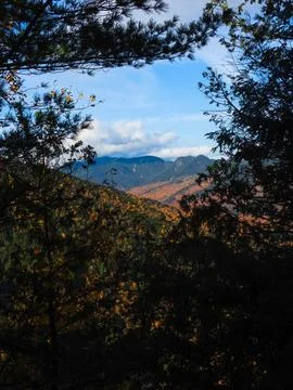 Fall Mountain Landscape 스톡 사진