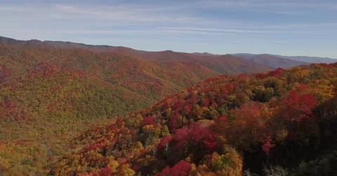 Fall Mountains - Aerial Stock Footage 60644531