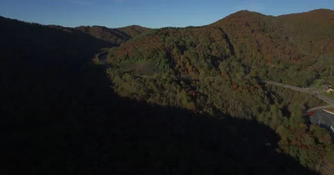 Fall Mountains - Aerial Stock Footage 60644651
