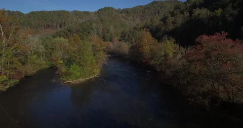 Fall Mountains - Aerial Stock Footage 60645220