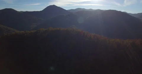 Fall Mountains - Aerial Stock Footage 60982212