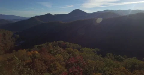 Fall Mountains - Aerial Stock Footage 60982231