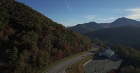 Fall Mountains - Aerial Stock Footage 60982255
