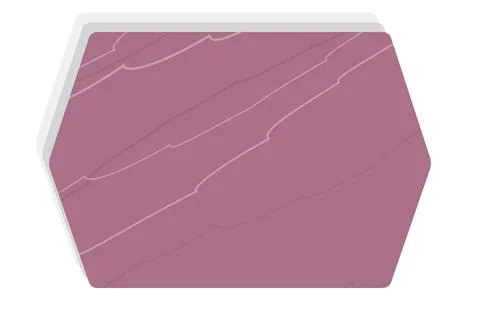 Fall muted heather visual background with hexagonal badge frame and liquid marbl Stock Illustration