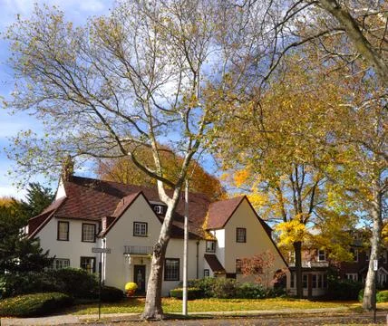 Fall in new england Stock Photos