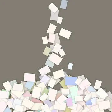 Fall paper note background, Stock Illustration