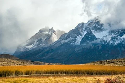 Fall in the Patagonia Stock Photos