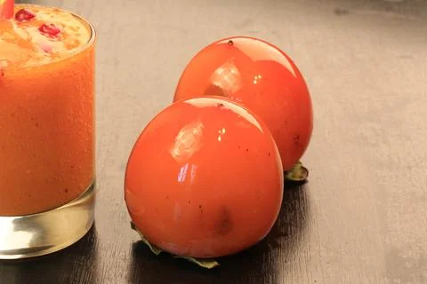 Fall persimmon Stock Photos