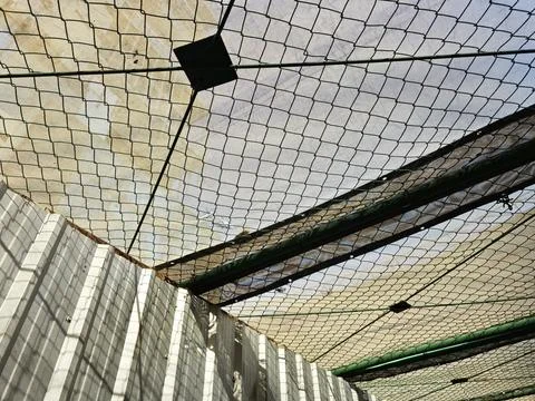 Fall Protection Construction Safety Net. Stock Photos