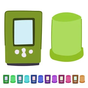 Fall rain gauge vector cartoon graphic Stockillustratie