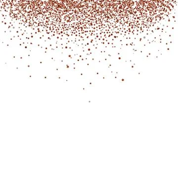 Fall red glittering sequins. Stock Illustration